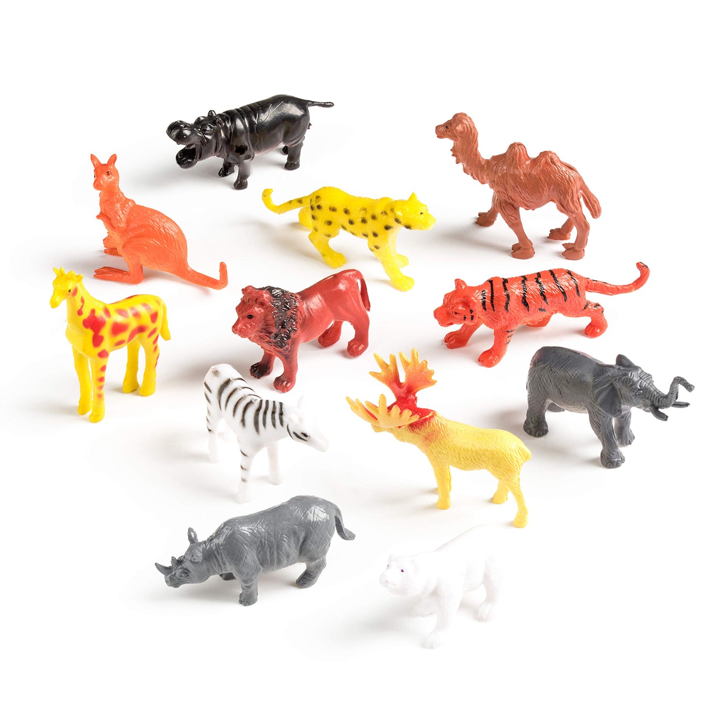 Dig A Dozen Egg Kit - Break Open 12 Eggs And Discover 12 Unique Cute Wild Safari Animals, With Learning Cards - Easter Archaeology Science Stem Gift For Kids