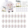 Niubehoho Lamb Plush Sheep Stuffed Animal - 48 Pack Mini Plush Lamb Of God Kids' Party Favor Jesus Love Me Religious Celebration