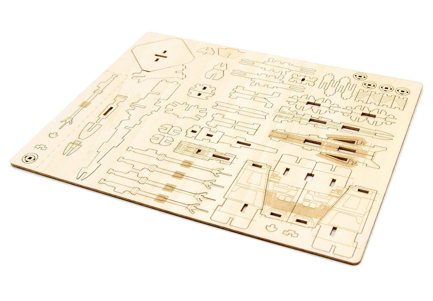 Star Wars X-Wing 3D Wood Puzzle & Model Figure Kit (73 Pcs) - Build & Paint Your Own 3-D Movie Toy - Officially Licensed - No Glue Required - Gift for Kids  Teens & mature-themeds