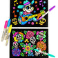Super Pack of 18 Fuzzy Velvet Coloring Posters (Kids Themed - Day of the Dead) - Halloween and Dia de Los Muertos Coloring Craft