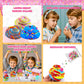 Mini Ice Cream Slime Kit For Girls, Fluffy Butter Slime Making Kit, Diy Slime Kit With 30+ Pieces For Ages 8-12, Fun Holiday Gif