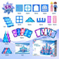 Diamond Magnetic Building Blocks - Frozen Princess Toys For 3-8 Year Old Girls & Boys - 3 4 5 6 Year Old Girl Birthday Xmas Present