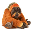 TCHTLK 20 Realistic Orangutan Stuffed Animal, Cute Plush Chimpanzee Toy, Large Red Ape Gift for Kids