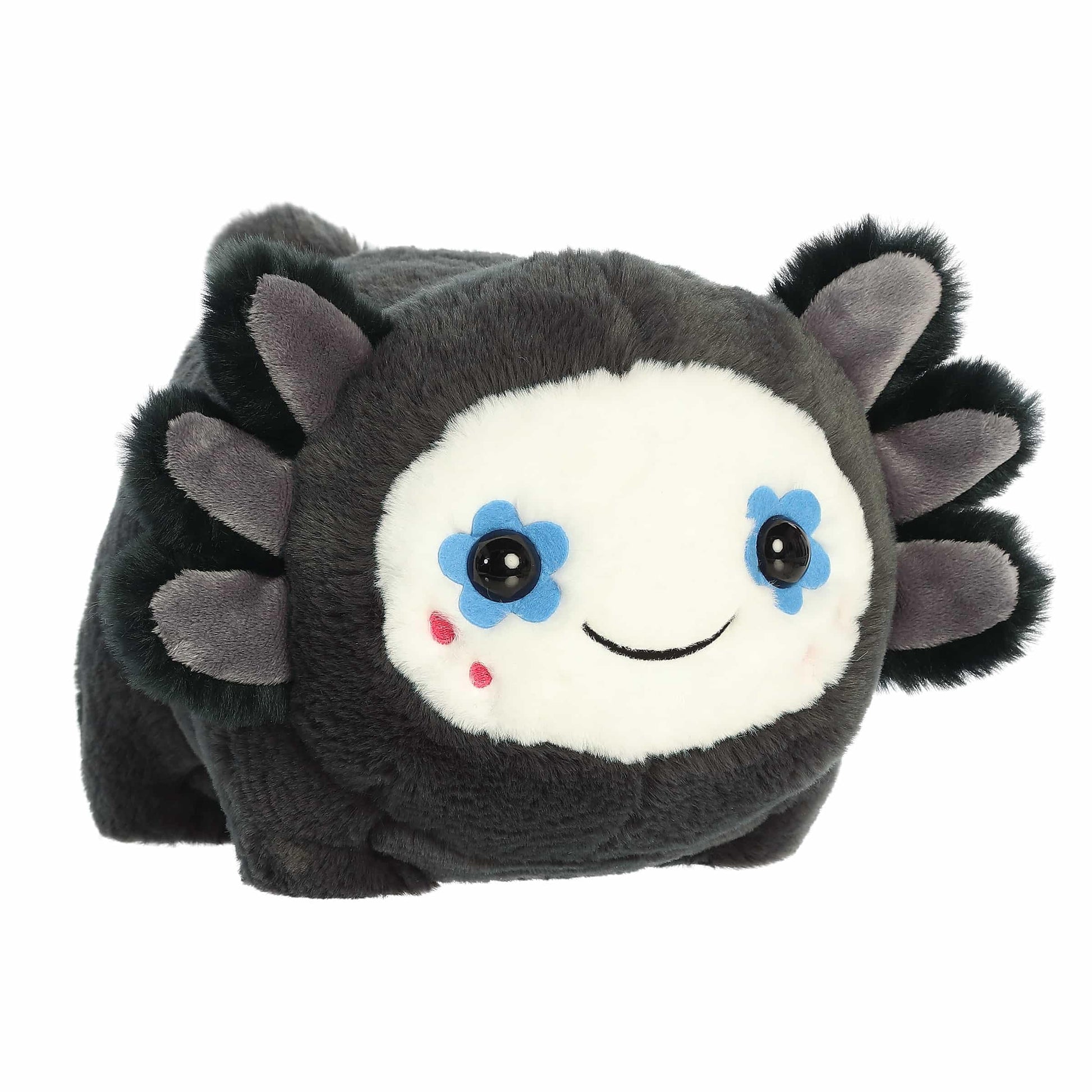 Aurora Spooky Spudsters Stacy Sugar Skull Axolotl Stuffed Animal - Round Shape Makes for Comforting Cuddles - Perfect for Hallow