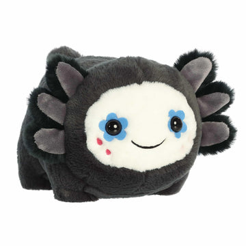 Aurora Spooky Spudsters Stacy Sugar Skull Axolotl Stuffed Animal - Round Shape Makes for Comforting Cuddles - Perfect for Hallow