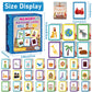 Gisgfim 50 Pairs Memory Matching Game Bible Concentration Games For Kids Educational A Fun & Fast Christian Bible Theme Memory M