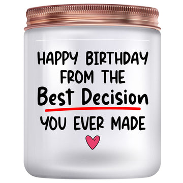 Birthday Gifts for Wife from Husband- Happy Birthday Gift Ideas for Her Him- Funny Women Birthday Gifts for Girlfriend from Boyf