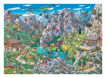 Heye Alpine Fun 1000 Piece Birgit Tanck Jigsaw Puzzle