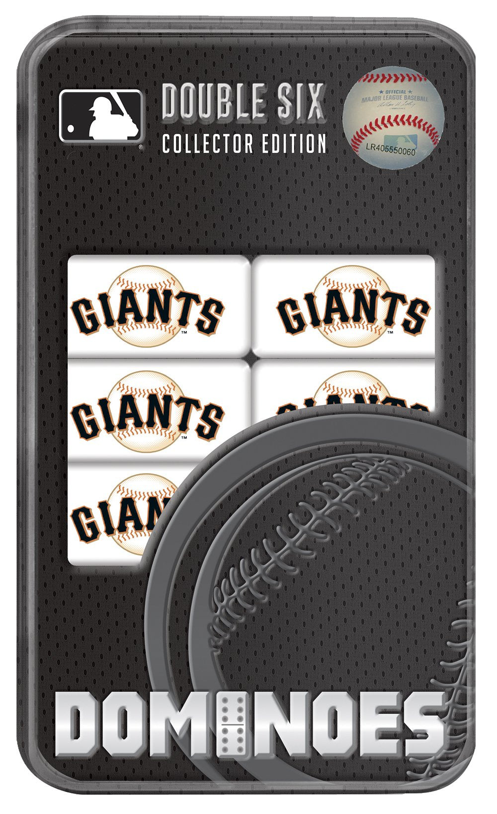 MasterPieces Officially Licensed MLB San Francisco Giants 28 Piece Dominoes Game for mature-themeds