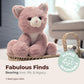 Bearington Mew Mew The Pink Kitty Stuffed Animal Plush, 10.5 Inch Stuffed Animal - Cat Plush - Cat Stuffy