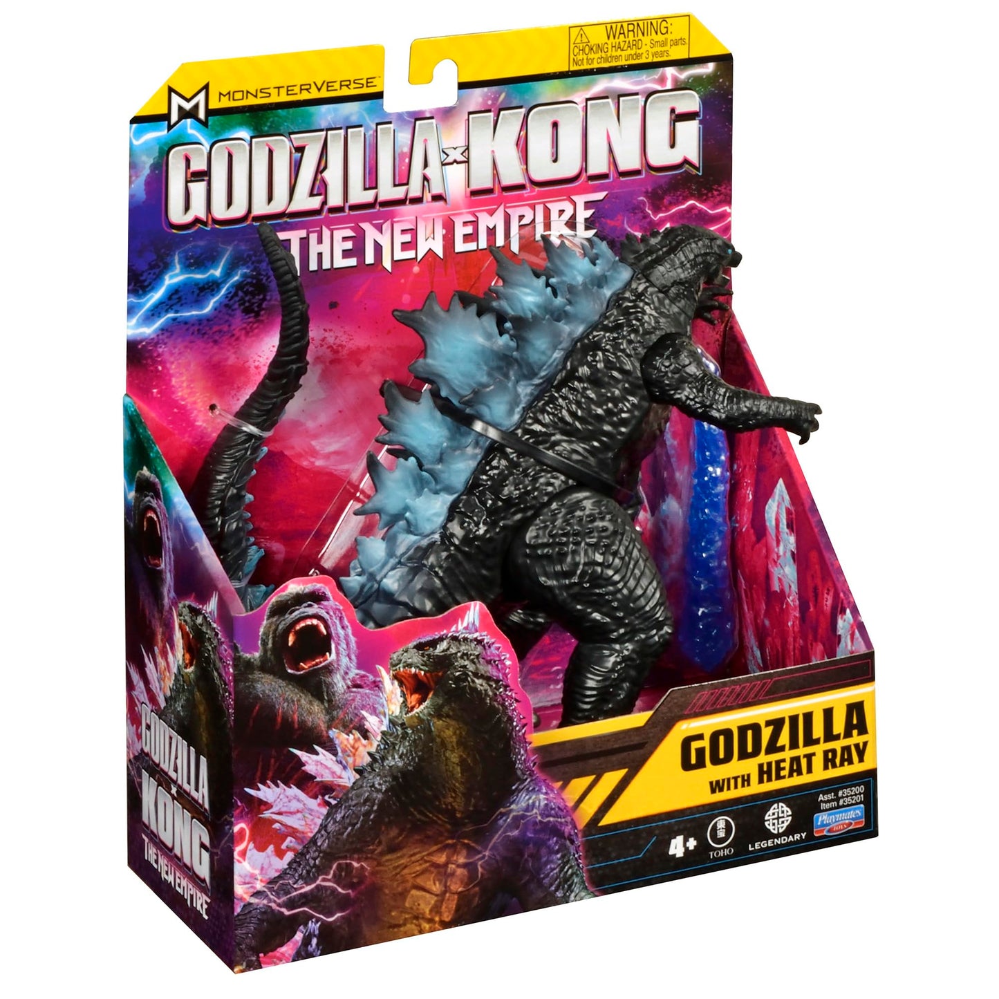 Godzilla X Kong Monsterverse 6 Inch Action Figure Basic Series With Heat Ray