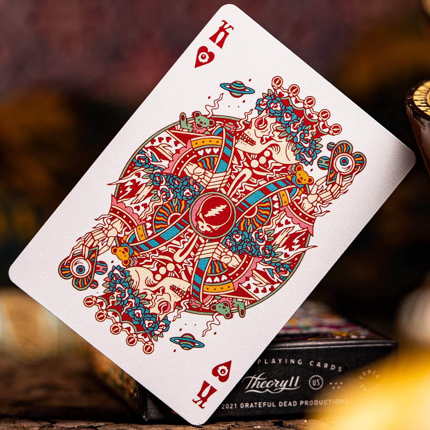 theory11 Grateful Dead Playing Cards enhanced Deck with Iconic Band-Themed Artwork