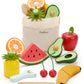 Pairpear Wooden Toys Play Food Sets For Kids Kitchen, Kids Toy Food Cutting Fruit Set For Toddlers 3+ Years Old, Pretend Food Pl