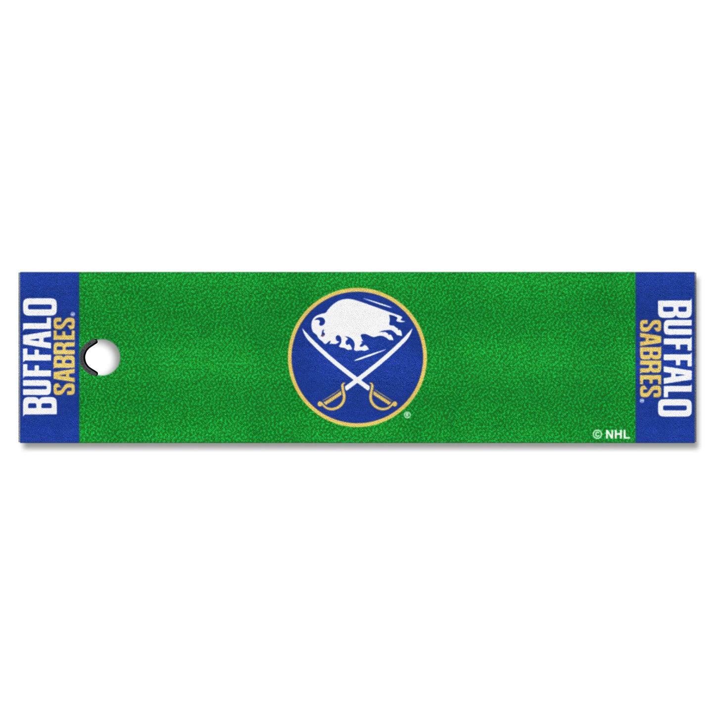 FANMATS NHL Buffalo Sabres Nylon Face Putting Green Mat , 18x72