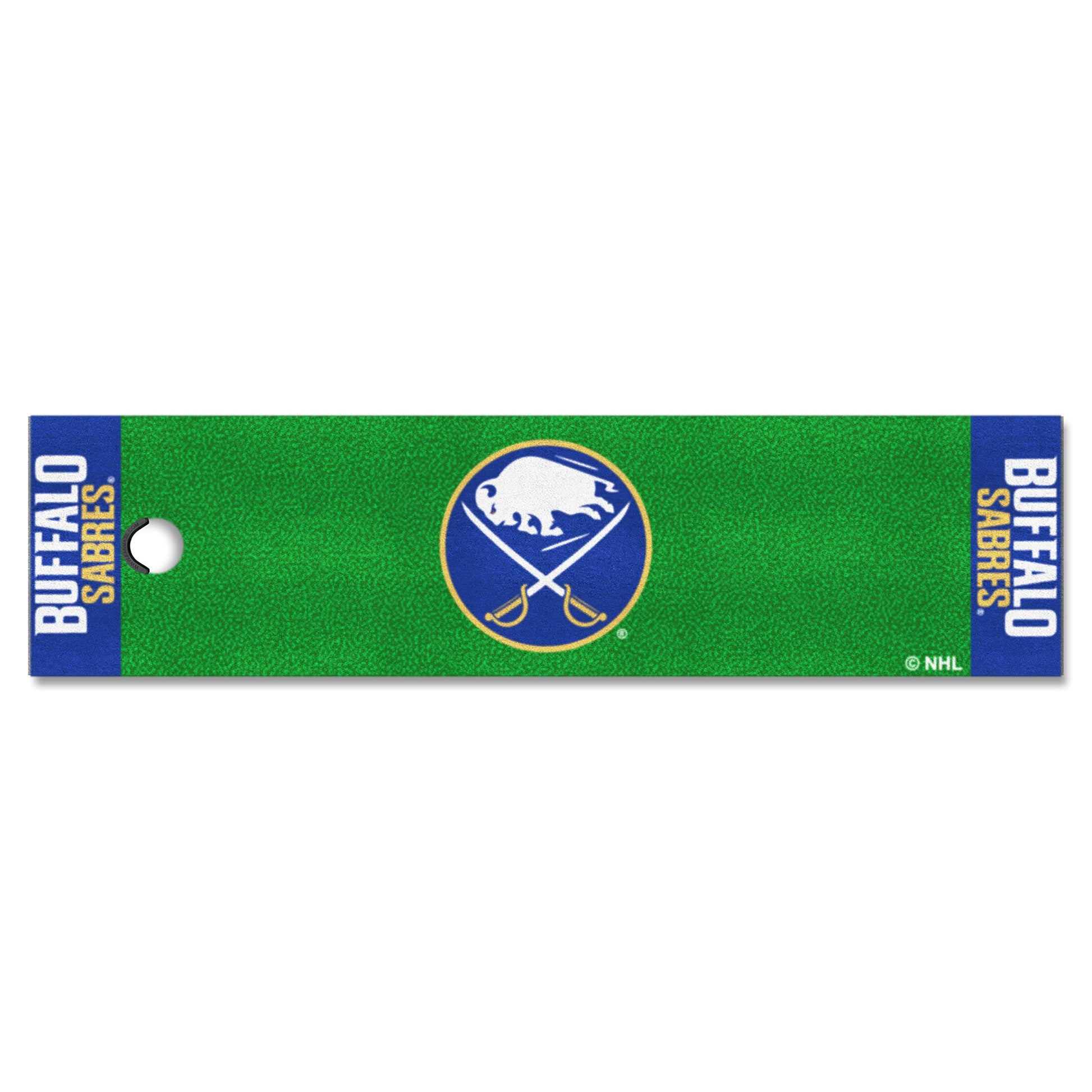 FANMATS NHL Buffalo Sabres Nylon Face Putting Green Mat , 18x72