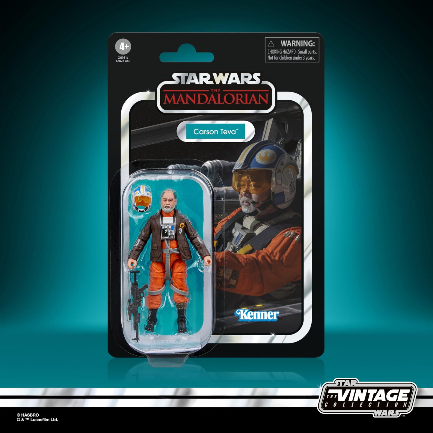 STAR WARS The Vintage Collection Carson Teva  The Mandalorian 3.75 Inch enhanced Collectible Action Figure