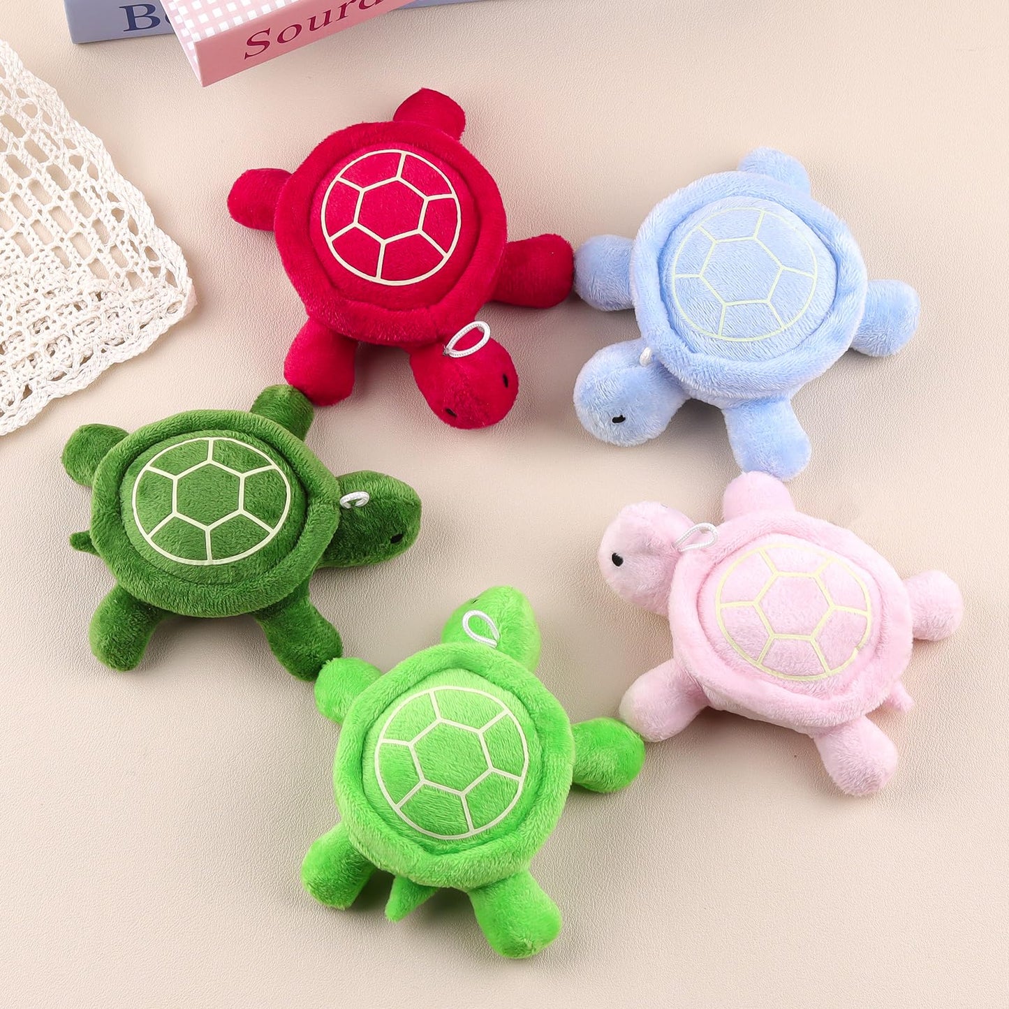 Anboor 5.10'' Small Turtle Stuffed Animals Toy, Adorable Cute Turtle Plush Ideal For Baby, Novelty Animal Plush For Kids Boys Gi