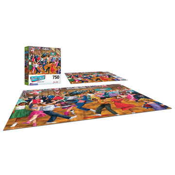 Roseart - Back To The Past - Sock Hop - 750 Piece Jigsaw Puzzle For Adults