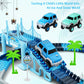 Track Car Toys, 269 Pcs Racing Tracks Toy, Create A Frozen World Race Road, Flexible Tracks Playset & 2 Pcs Cool Race Cars, Toddler Toys Birthday Gifts For Age 3 4 5 6 Year Old Boys Girls