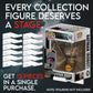 Tapeera 12-Pack White Acrylic Display For Funko Pop Shelves - Suitable For In-The-Box Figures With Soft Protector - 4-Inch Vinyl