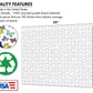 Springbok'S 36 Piece Children'S Jigsaw Puzzle Counting Tree - Made In Usa