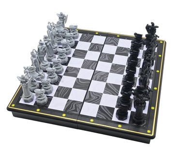 Lexibook - Harry Potter Chess Games, Magnetic And Foldable Chess Board, 32 Pieces, Family Game, Cgm300Hp