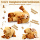 Pullcrease 5 Pcs Capybara Stuffed Animals 15.75'' Capybara Mommy With 4 Cute Babies Set Soft Capybara Plushies For Girls Birthda