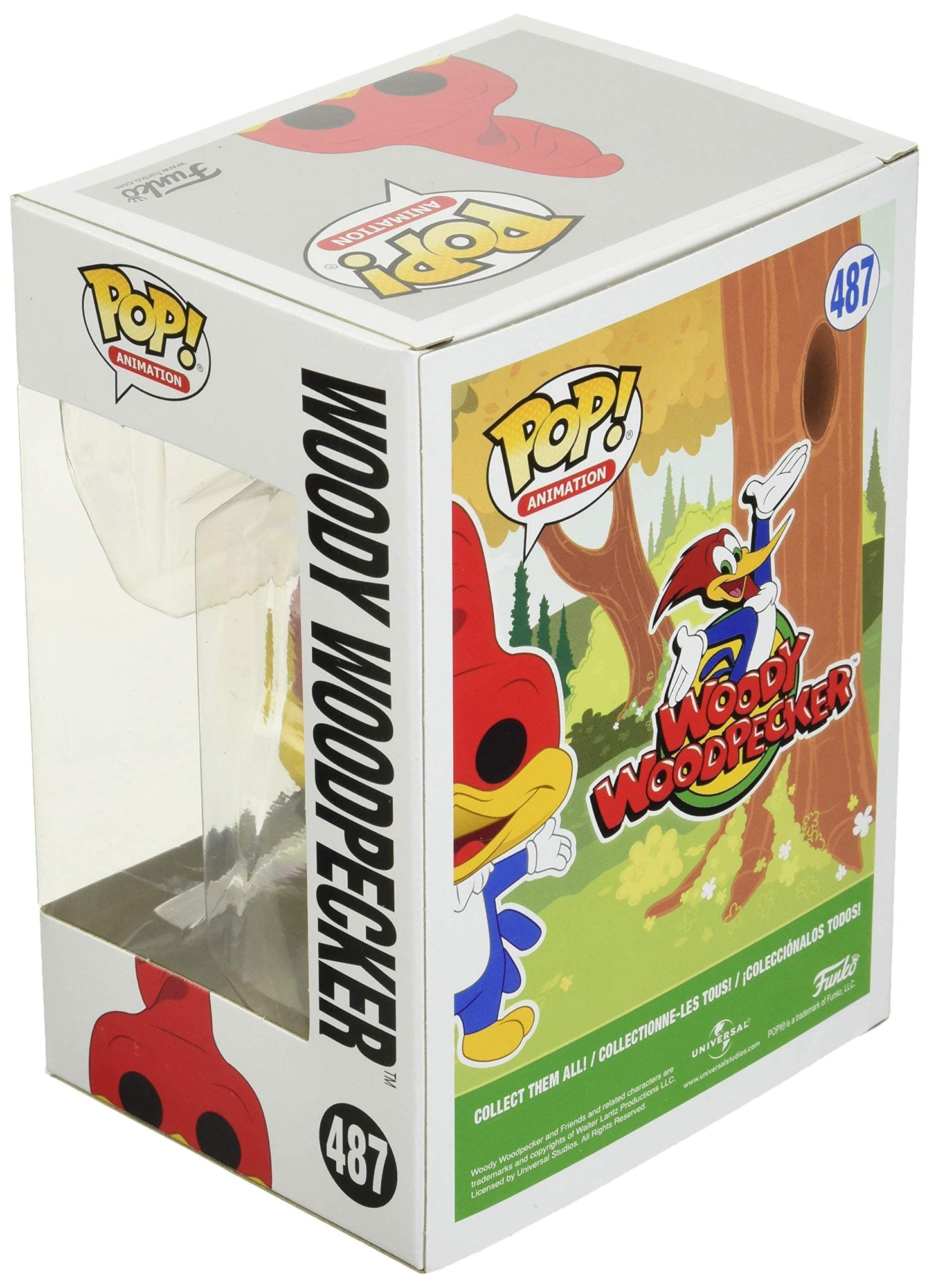 Funko Pop Animation Woody Woodpecker Collectible Figure, 3.75" Vinyl, Multicolor, Model 32886