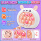 Thinhous Fast Push Game Fidget Toys - Electric Handheld Pop Game Sensory Light Up Toy With Music, Quick Push Bubble Games Puzzle