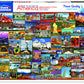 White Mountain Puzzles Best Places In America - 1000 Piece Jigsaw Puzzle