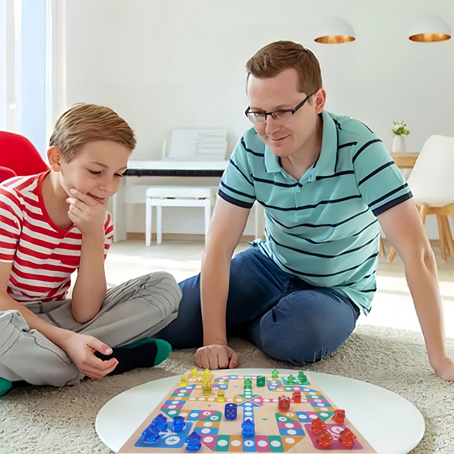 144 Pieces Meeples Game Tokens,Game Pieces For Board Games,Board Game Accessories With Portable Box(Translucent,6 Colors)