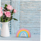 Rainbow Piggy Bank Ceramic Money Bank Decorative Money Box Coin Saving Pot Desktop Ornament For Kids Table Nursery Decor