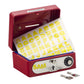 Schylling Locking Cash Box - Metal, Red, Model LB, Size 1 EA