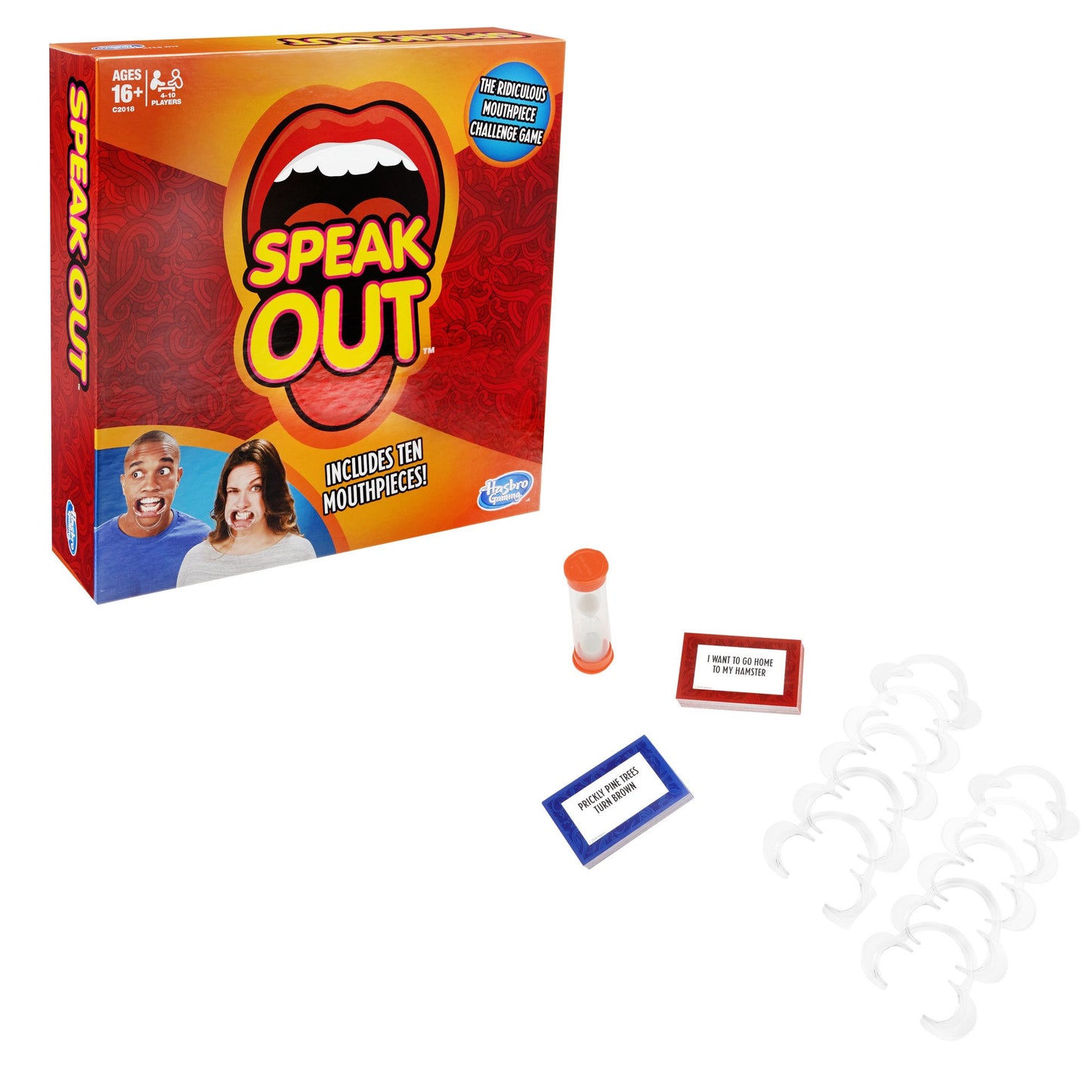 Speak Out Game (With 10 Mouthpieces)