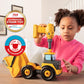 Build-A-Buddy John Deere Dump Truck Toy - Buildable Dump Truck Take Apart Toys with Toy Drill - AA Batteries Included - STEM Bui