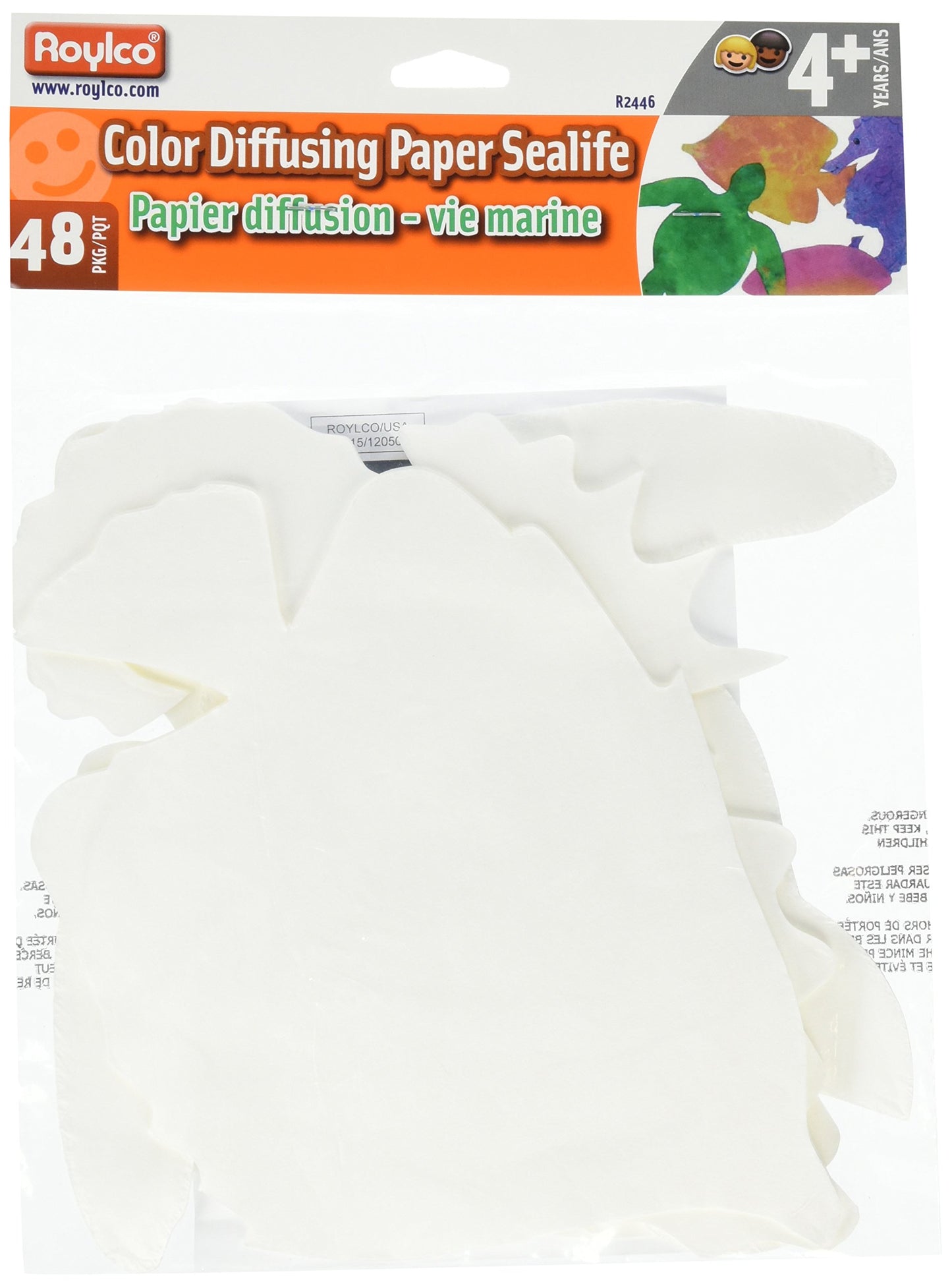 Roylco Color Diffusing Sealife Shapes