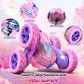 Excitobo Remote Control Car 4WD Double Sided 360° Flip Pink Model WJ121750 for Kids Age 4-12