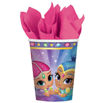 Amscan 581653 Cups | Shimmer and Shine Collection | 9oz | 8 pcs | Party Accessory