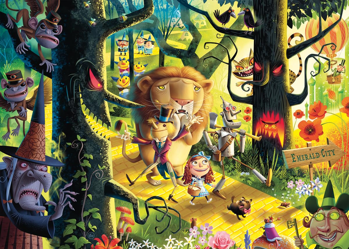 Ravensburger Lions  Tigers & Bears  Oh My! | 1000 Piece Jigsaw Puzzle for mature-themeds | Unique Softclick Technology | Vibrant and Glare-Free Imagery | Crafted with Sustainability in Mind