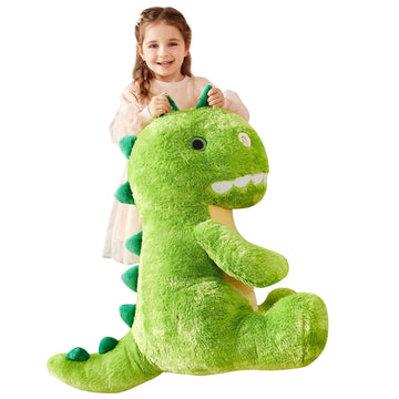 Ikasa Large Dinosaur Stuffed Animal Plush Toy,Giant T-Rex Cute 23' Jumbo Soft Toys,Huge Big Size Fluffy Plushy Fat Plushie,Gifts For Kids