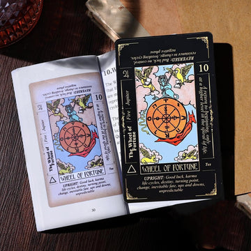 Sunhhx Tarot Cards Set, Tarot Cards For Beginners With Meanings On Them,Tarot Cards With Guide Book For Beginners