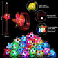 SCIONE 24 Pack LED Light Up Fidget Spinner Bracelets - Glow in the Dark Eco-Friendly Party Favors for Kids 4-12, Birthday Gifts
