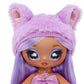 Na! Na! Na! Surprise Sweetest Gems™ Valentina Lovely 7.5 Doll - Amethyst Birthstone, Purple Hair, Satin Dress, Poseable Toy for Kids 5+