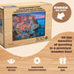 Buffalo Games - Cinque Terre Wood Puzzle - Whimsy Cut Jigsaw Pieces - 500 Piece Jigsaw Puzzle