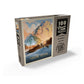 MyPuzzle Grand Teton National Park: Winter Hush, Vintage Poster - Premium 100 Piece Jigsaw Puzzle for Adults