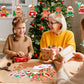 Frienda Christmas Gingerbread Craft Kit - 48 Set DIY Ornaments, Multicolor, 4.3x5.3 inches, Perfect for Xmas Tree Decoration & Party Favors