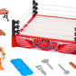 Mattel WWE Knuckle Crunchers Rebound Ring Playset  Includes 2.5-inch Seth Rollins Action Figure with Crunching Joints  Accessories & Flex Mat Technology-New