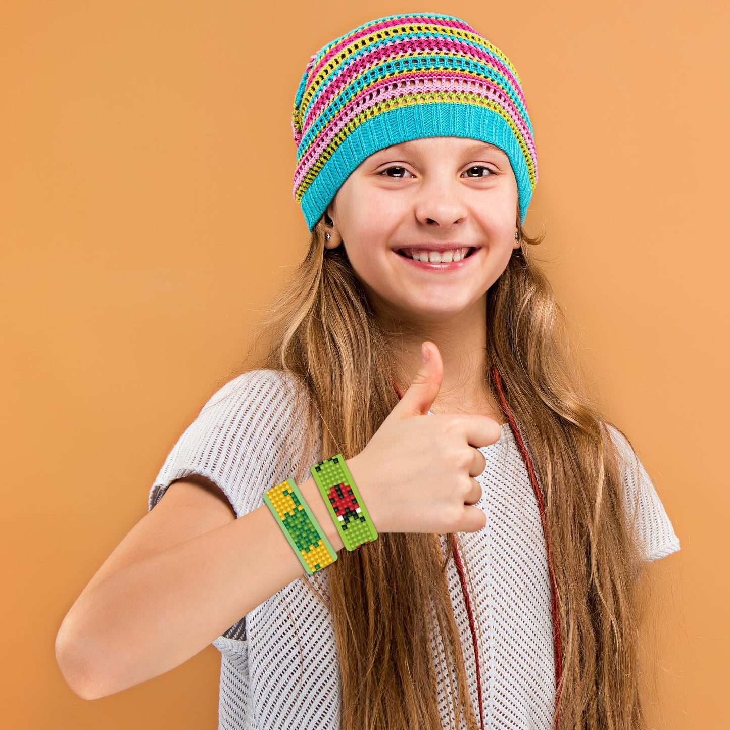 DIAMOND DOTZ Kits Dotzies - Lucky Lucky, Diamond Art Bracelet Making Kit Adults, Diy Bracelet Kit, Diamond Painting Bracelet Kit