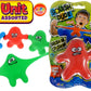 JA-RU Squish Dude Stretchy Sand Filled Man-Fidget (1 Assorted) Stress Relief Sensory Toy for Kids and mature-themeds. Party Favor Classroom Prizes. Therapy Toys. 3410-1p
