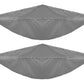 Simple Houseware 2 Pk - Stuffed Animals Jumbo Toy Storage Hammock, Grey